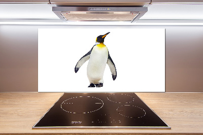 Glazen achterwand keuken Pinguïn