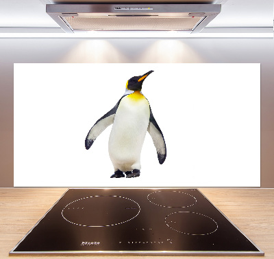 Glazen achterwand keuken Pinguïn