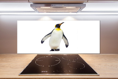 Glazen achterwand keuken Pinguïn