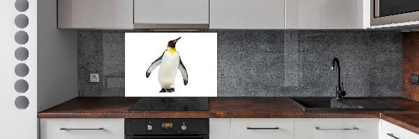 Glazen achterwand keuken Pinguïn