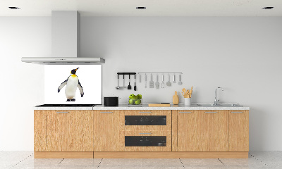 Glazen achterwand keuken Pinguïn