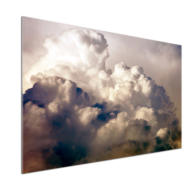 Glazen achterwand keuken Wolken aan de hemel