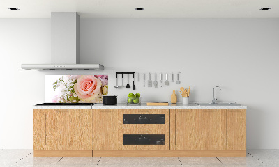 Achterwand keuken Een boeket bloemen