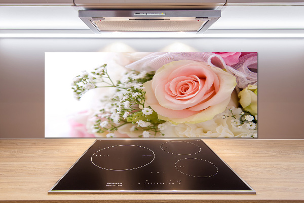 Achterwand keuken Een boeket bloemen