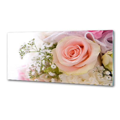 Achterwand keuken Een boeket bloemen