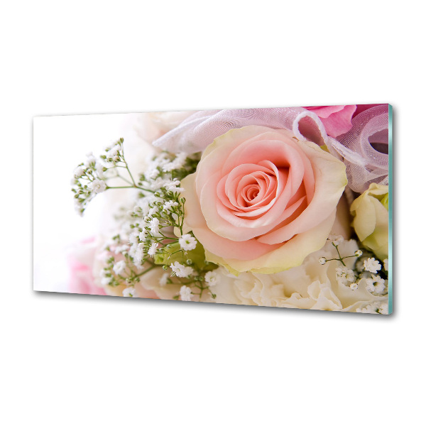 Achterwand keuken Een boeket bloemen