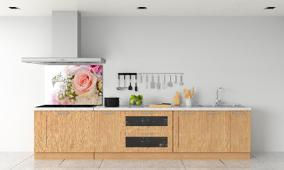 Achterwand keuken Een boeket bloemen