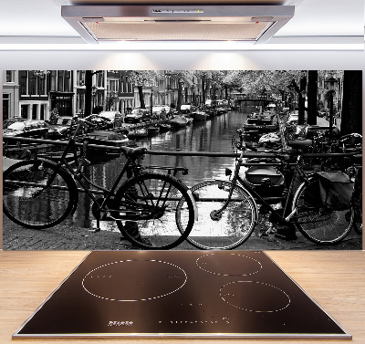 Spatplaat keuken Amsterdamse fietsen