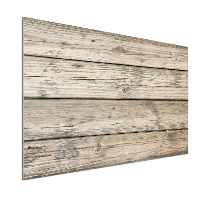 Spatplaat keuken Houten achtergrond