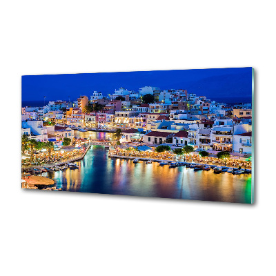 Glazen achterwand keuken Kreta, Griekenland