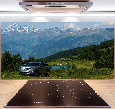 Spatscherm keuken Terreinvoertuig