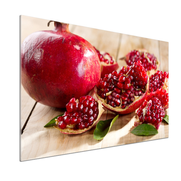 Spatplaat keuken Granaatappel met bladeren