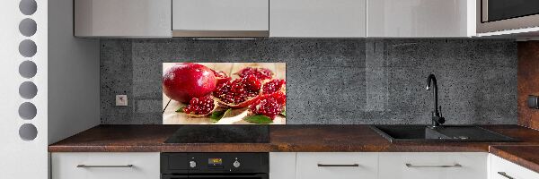 Spatplaat keuken Granaatappel met bladeren