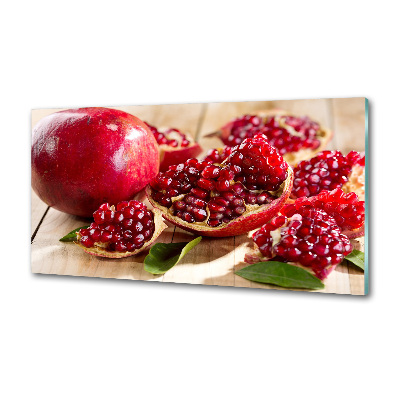 Spatplaat keuken Granaatappel met bladeren