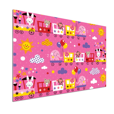 Spatplaat keuken Dieren in de trein