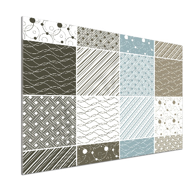 Spatplaat keuken Geometrische patronen