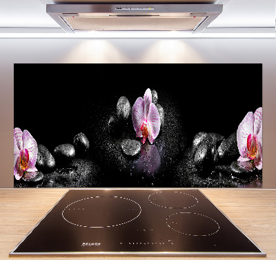 Spatplaat keuken Orchidee