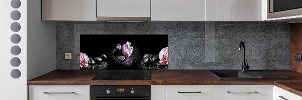 Spatplaat keuken Orchidee