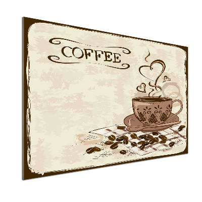 Achterwand keuken Aromatische koffie