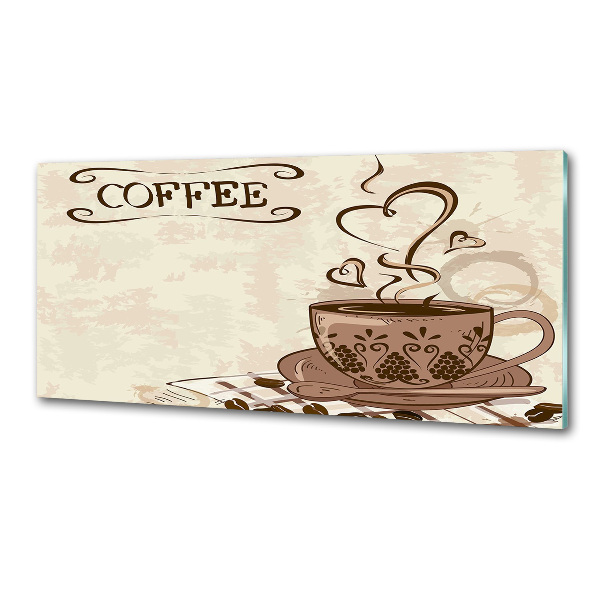 Achterwand keuken Aromatische koffie