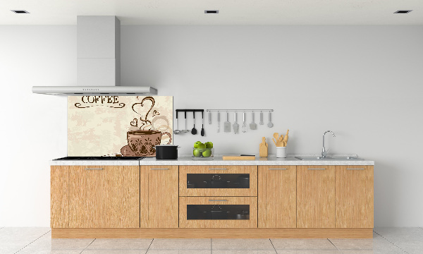Achterwand keuken Aromatische koffie