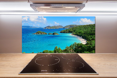 Keuken achterwand Maagdeneilanden