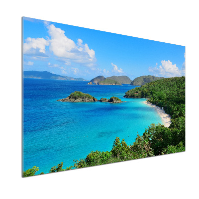 Keuken achterwand Maagdeneilanden