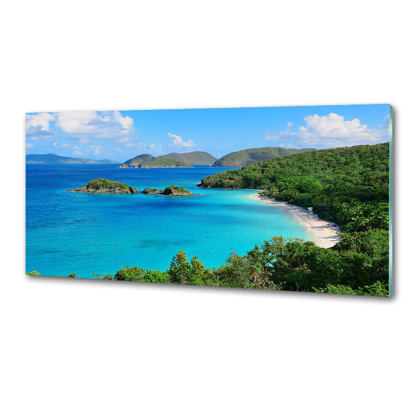 Keuken achterwand Maagdeneilanden