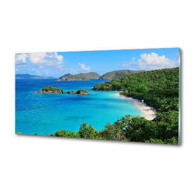 Keuken achterwand Maagdeneilanden