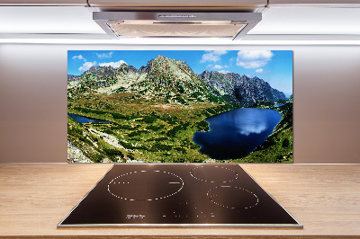 Achterwand keuken Een vallei in de bergen