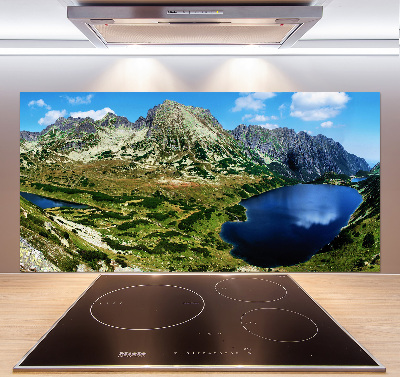 Achterwand keuken Een vallei in de bergen