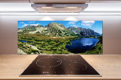 Achterwand keuken Een vallei in de bergen