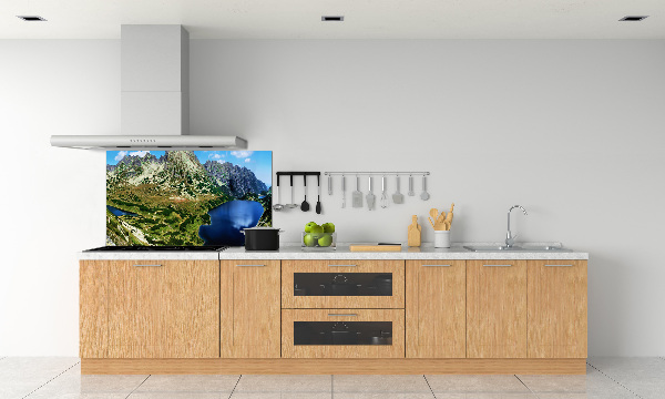 Achterwand keuken Een vallei in de bergen