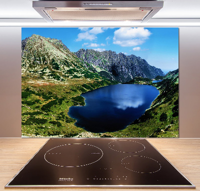 Achterwand keuken Een vallei in de bergen