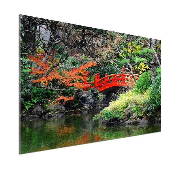 Achterwand keuken Japanse tuin