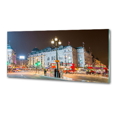 Spatplaat keuken Londen 's nachts