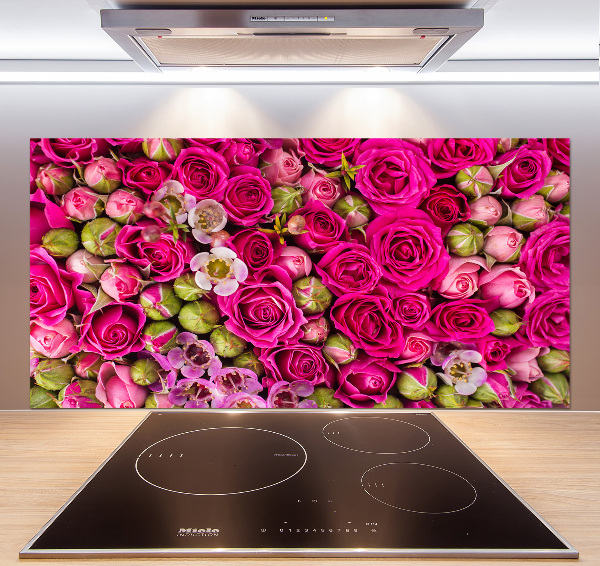 Keuken achterwand Rozen