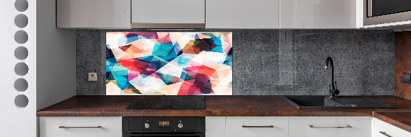 Spatscherm keuken Abstracte mozaïek