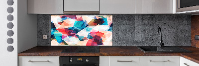 Spatscherm keuken Abstracte mozaïek