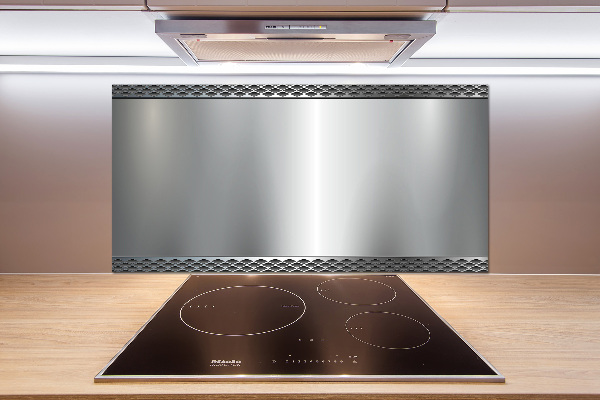Spatplaat keuken Metalen achtergrond