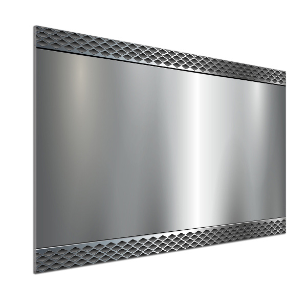 Spatplaat keuken Metalen achtergrond