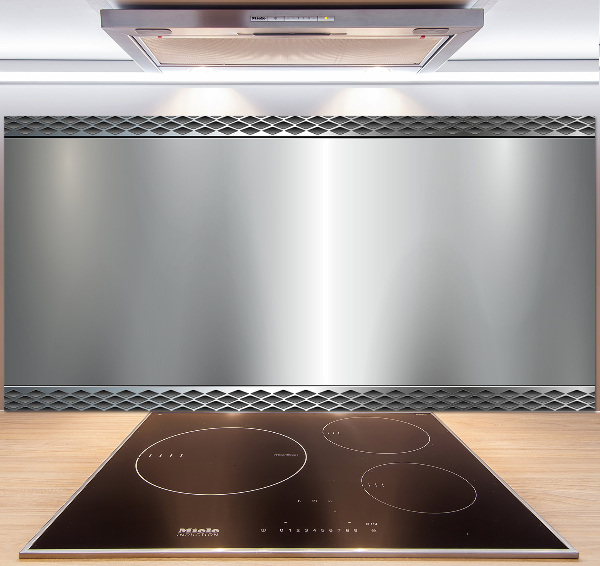 Spatplaat keuken Metalen achtergrond