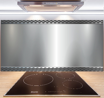 Spatplaat keuken Metalen achtergrond