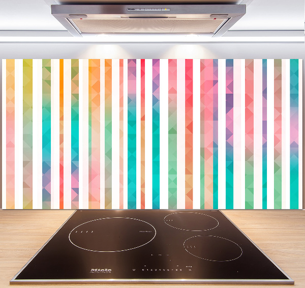 Keuken achterwand Regenboogstrepen