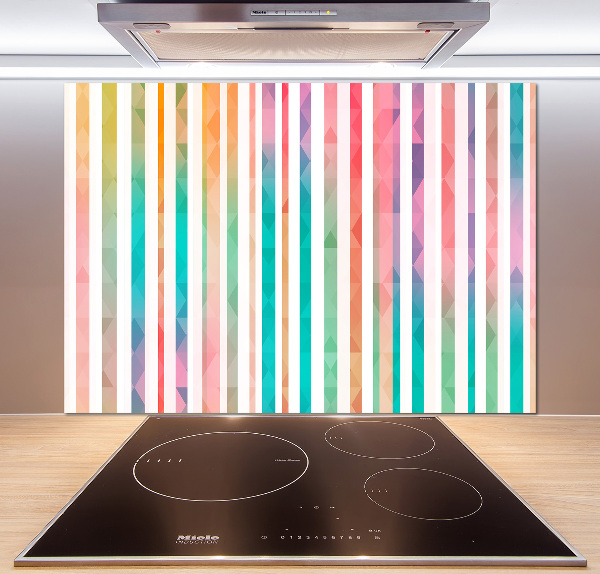 Keuken achterwand Regenboogstrepen