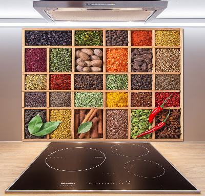 Achterwand keuken Specerijen en kruiden