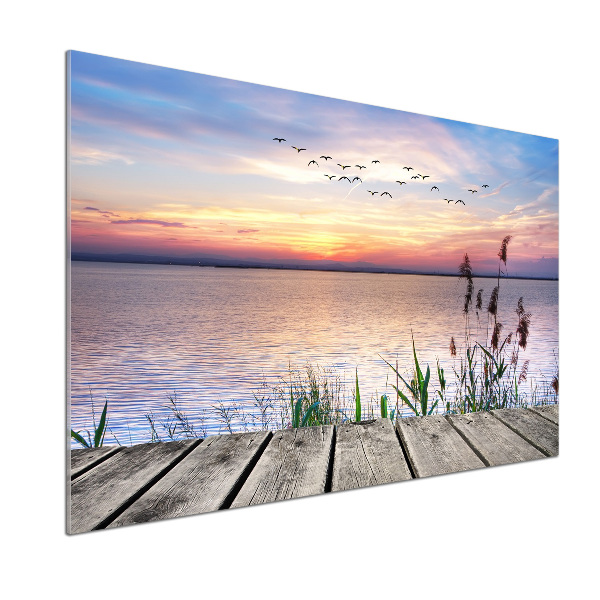 Spatscherm keuken Lake West