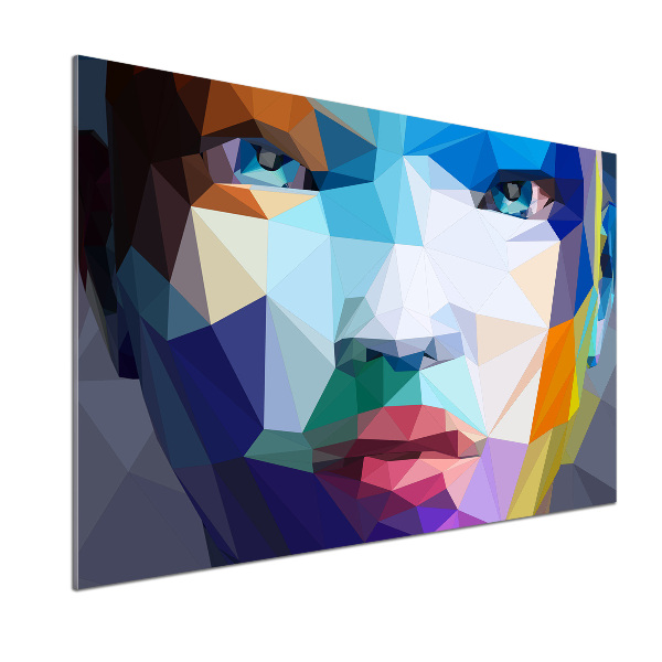 Achterwand keuken Abstracte vrouw