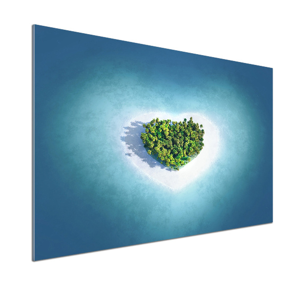 Spatplaat keuken Hartvormig eiland