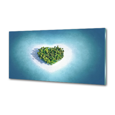 Spatplaat keuken Hartvormig eiland